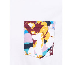 American Rag Floral Pocket T-shirt Bright White thumbnail 2