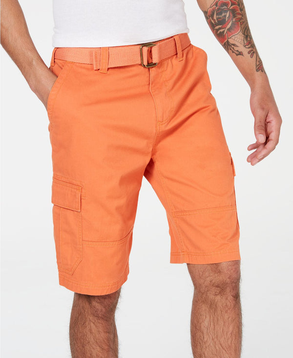 American Rag Frat Boy Cargo Shorts Dark Papaya