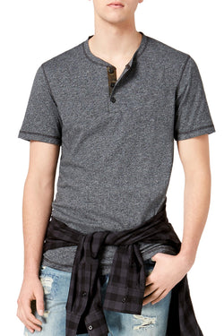 American Rag Grey Eagle Marled Henley thumbnail 1