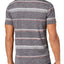 American Rag Grey-Skies Geo-Stripe Print T-Shirt