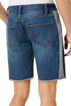 American Rag Indigo-Combo Color-Blocked Denim Short thumbnail 2