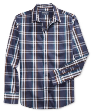 American Rag Men's Julien Plaid Long-Sleeve Shirt