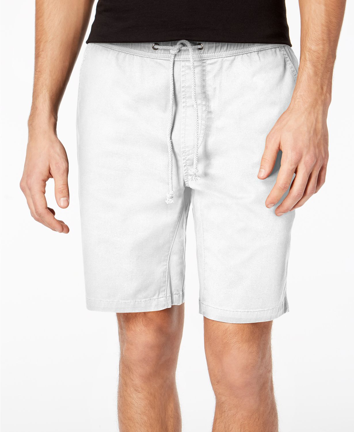American Rag Mens Classic-fit Stretch Short Bright White