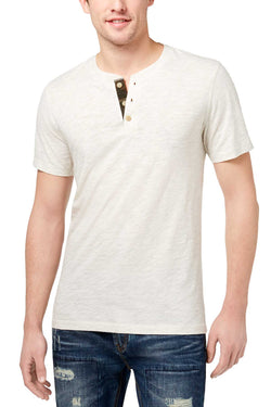 American Rag Oat Heather Camo Placket Henley thumbnail 1