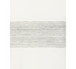American Rag V-neck Heathered Striped T-shirt White thumbnail 2