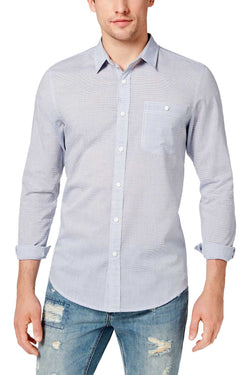 Americsn Rag Light Blue Stripe Tobin Pocket Shirt thumbnail 1