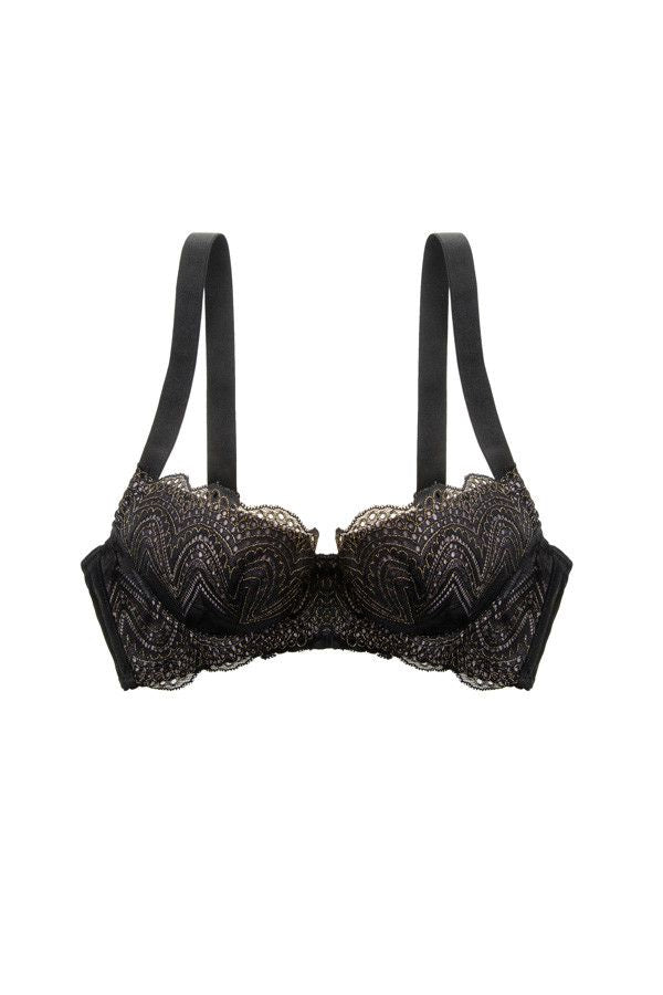 Ampere Black Chelsea Chevron Bra