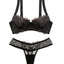 Ampere Black Chelsea Chevron Bra