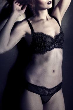 Ampere Black Gramercy Demi Bra thumbnail 3