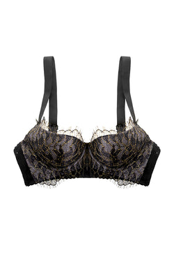 Ampere Black Gramercy Demi Bra thumbnail 1
