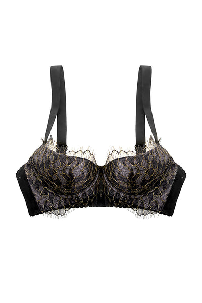 Ampere Black Gramercy Demi Bra