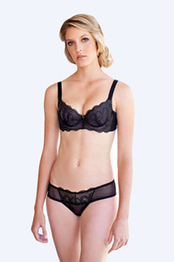 Ampere Lingerie Black Chelsea Thong thumbnail 3