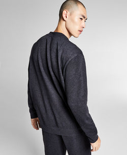 And Now This Fleece Pullover Sweatshirt Charcoal thumbnail 2