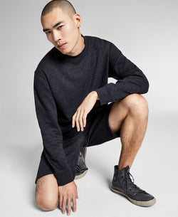 And Now This Fleece Pullover Sweatshirt Charcoal thumbnail 3