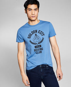 And Now This Golden City Boxing Club Graphic T-shirt Bering Sea thumbnail 1