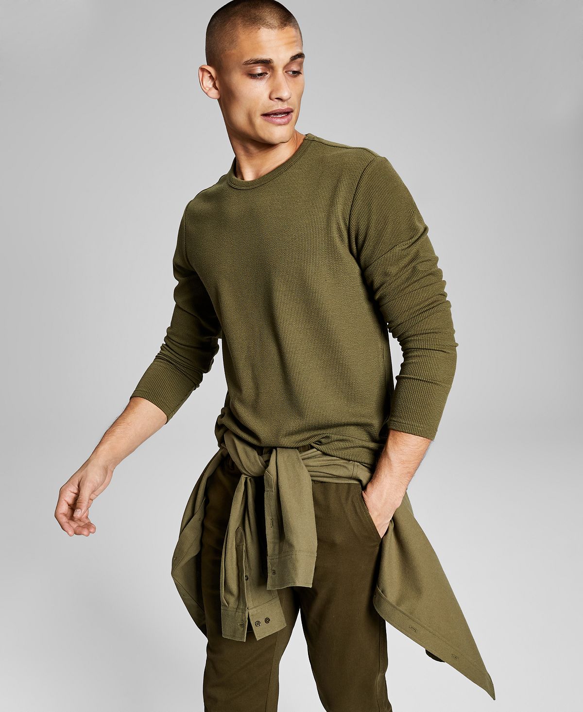 And Now This Long-sleeve T-shirt Olive
