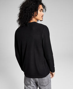 And Now This Long-sleeve Thermal Shirt Black thumbnail 2