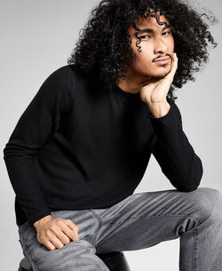 And Now This Long-sleeve Thermal Shirt Black thumbnail 3