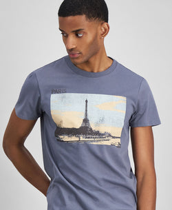 And Now This Paris Graphic T-shirt Charcoal thumbnail 3
