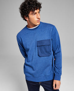And Now This Utility Pocket Sweatshirt Ocean thumbnail 1