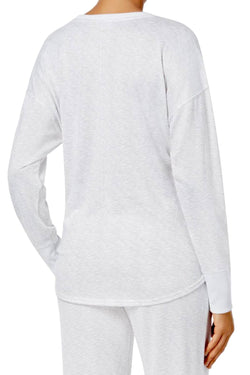 Ande Cloud-Dancer-Grey High-Low Hem Lounge Top thumbnail 3