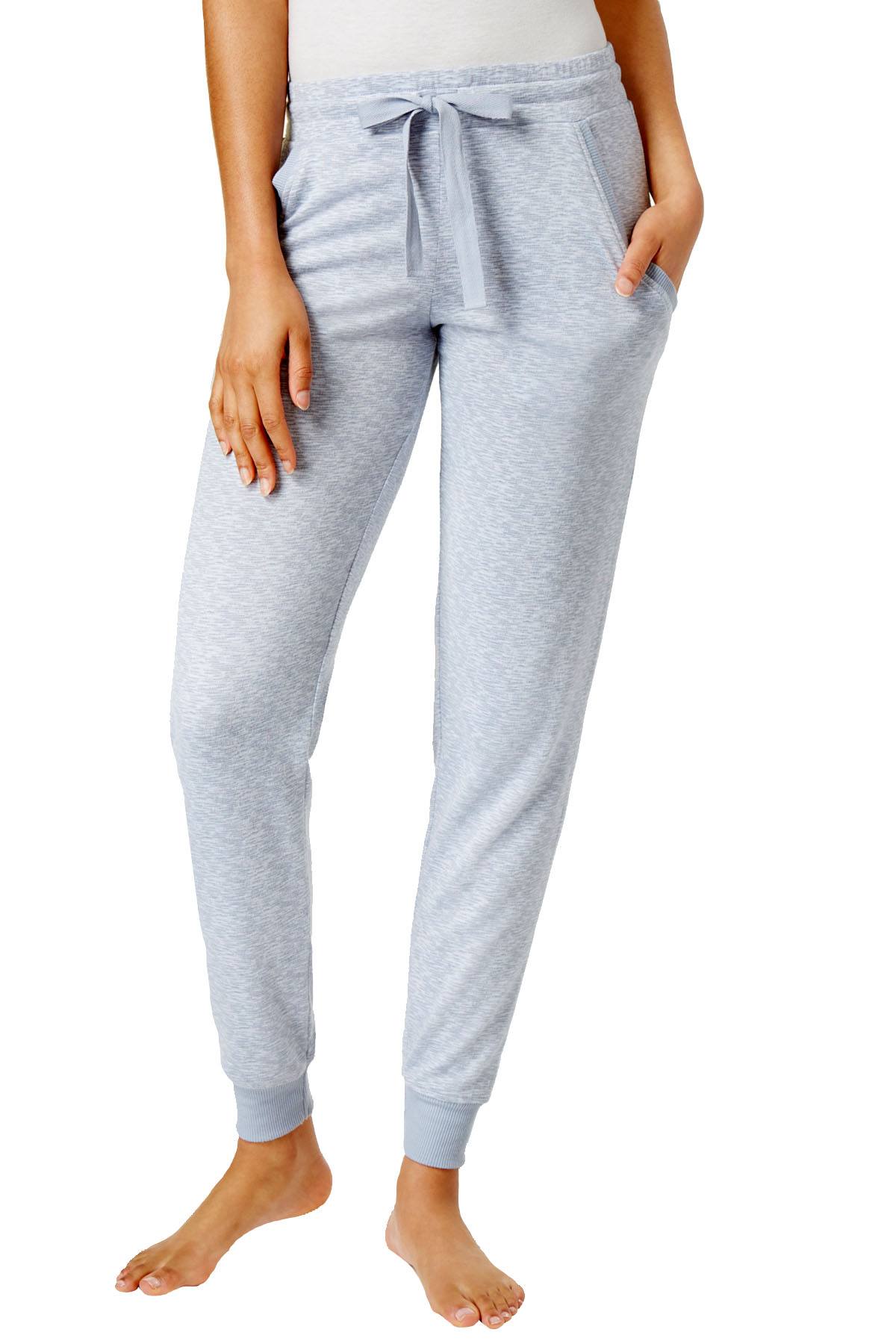 Ande High-Rise-Blue Space-Dye Jogger Lounge Pant