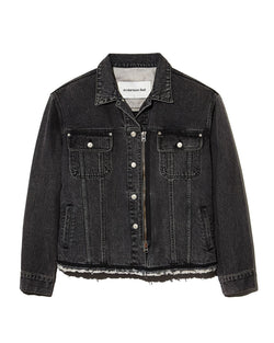 Andersson Bell Inside-out Denim Jacket Black thumbnail 3