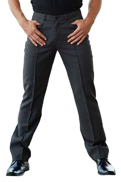 Andres Velasco Black Pinstripe Gangster Pant thumbnail 1