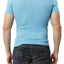 Andres Velasco Blue Torino Lace Up Top
