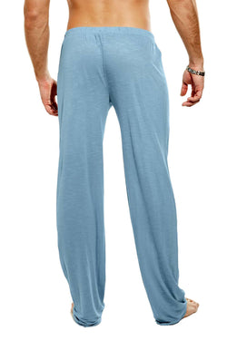 Andres Velasco Light Blue Slub Pant thumbnail 2