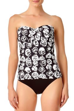 Anne Cole Black 'Live in Color' Retro Bikini Bottoms thumbnail 4