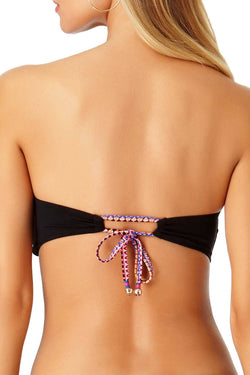 Anne Cole Fleetwood Floral Print Bandeau Bikini Top thumbnail 3