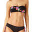 Anne Cole Fleetwood Floral Print Bandeau Bikini Top