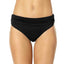 Anne Cole 'Live in Color' High Waist Convertible Bikini Bottom in Black