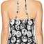 Anne Cole Make a Sash Printed High Neck Tankini Top in Black/White