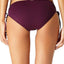 Anne Cole Side Tie Bikini Bottom in Aubergine