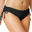 Anne Cole Side Tie Swim Brief Bottom in Black