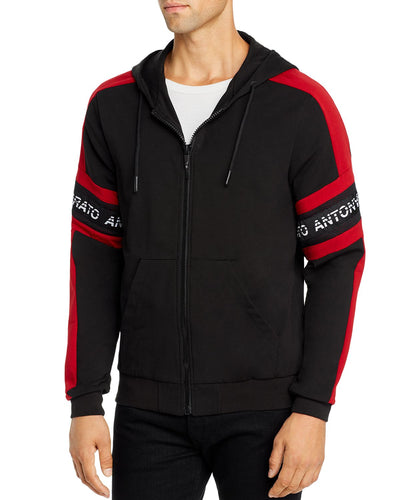 Antony Morato Color-block Hoodie Black/Red