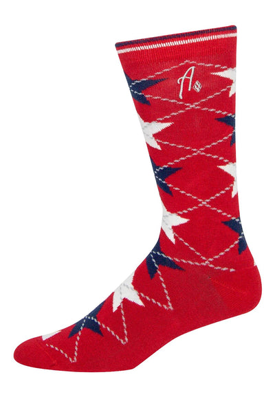 Argoz Red Maverick Crew Sock