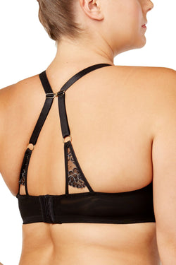 Ashley Graham PLUS Black Showstopper Balconette Bra thumbnail 2