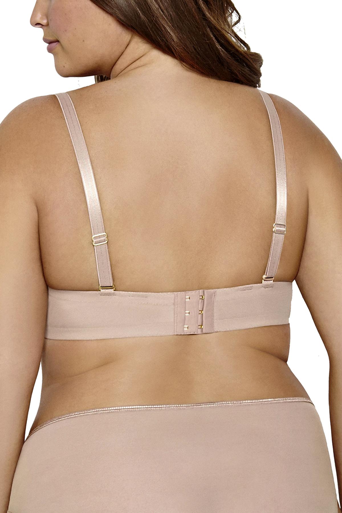 Ashley Graham PLUS Cappuccino Icon T-Shirt Bra