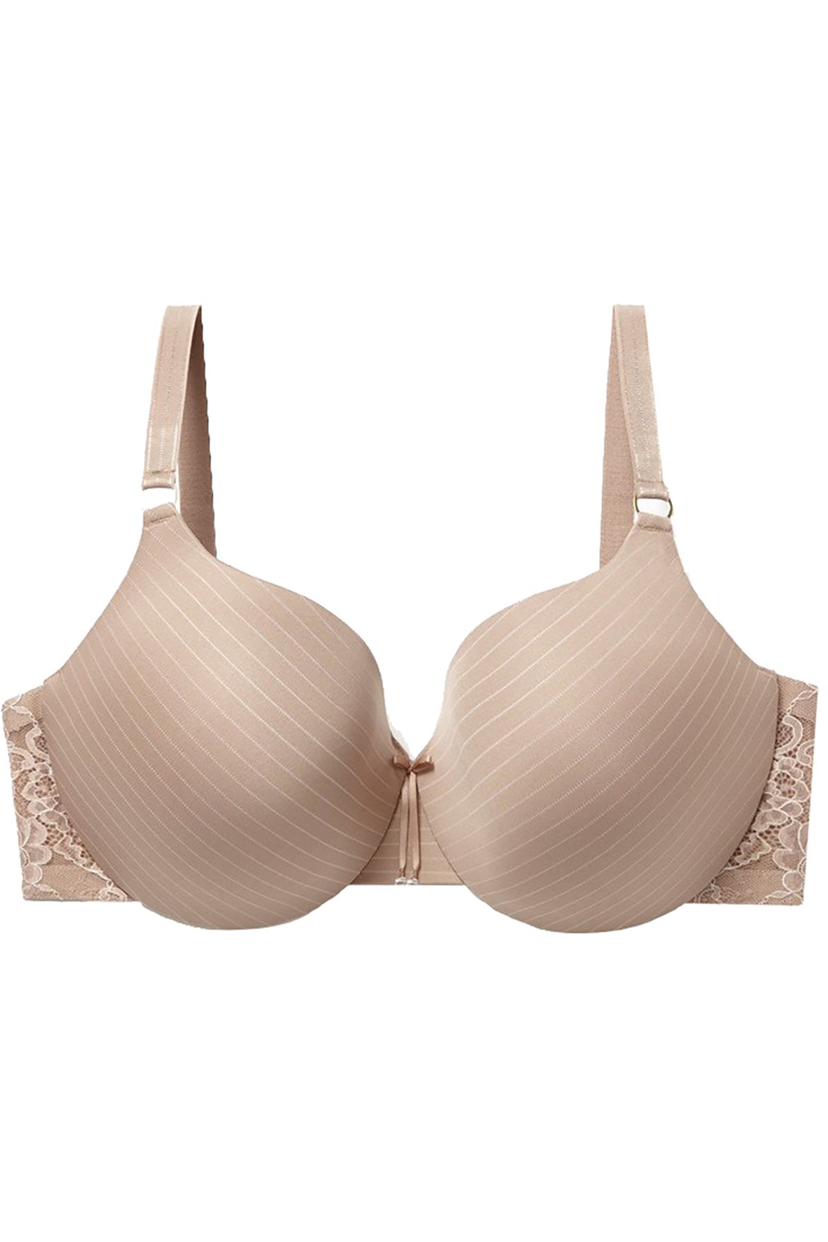 Ashley Graham PLUS Cappuccino Icon T-Shirt Bra
