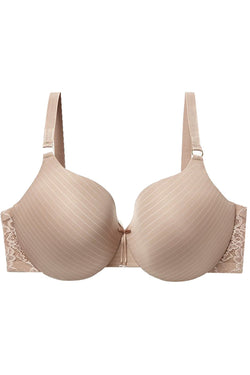 Ashley Graham PLUS Cappuccino Icon T-Shirt Bra thumbnail 2