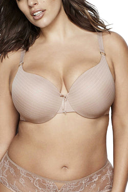 Ashley Graham PLUS Cappuccino Icon T-Shirt Bra thumbnail 1