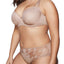 Ashley Graham PLUS Cappuccino Showstopper Balconette Bra
