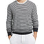 Atm Anthony Thomas Melillo Ombr Striped Sweater Black/White