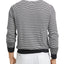 Atm Anthony Thomas Melillo Ombr Striped Sweater Black/White