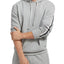 Atm Anthony Thomas Melillo Stripe Trimmed Hooded Sweatshirt Heather Gray