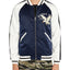Avirex Color-block Slim Fit Bomber Jacket Navy Blazer