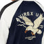 Avirex Color-block Slim Fit Bomber Jacket Navy Blazer